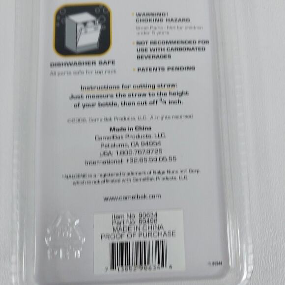 CamelBak The Bottle Replacement Straw With Bite Valve Black Cut to Length - Picture 6 of 8